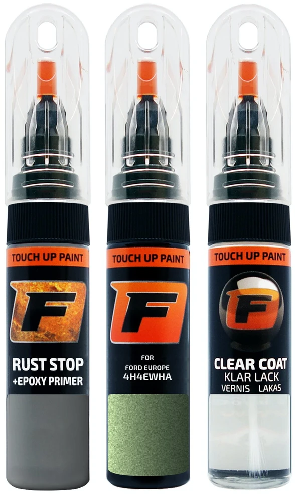Firanto FORD EUROPE 4H4EWHA - BURSTING Žalias Rinkinys: Dažų korektorius įbrėžimų taisymui + Rūdžių modifikatorius + Lakas 15 ml