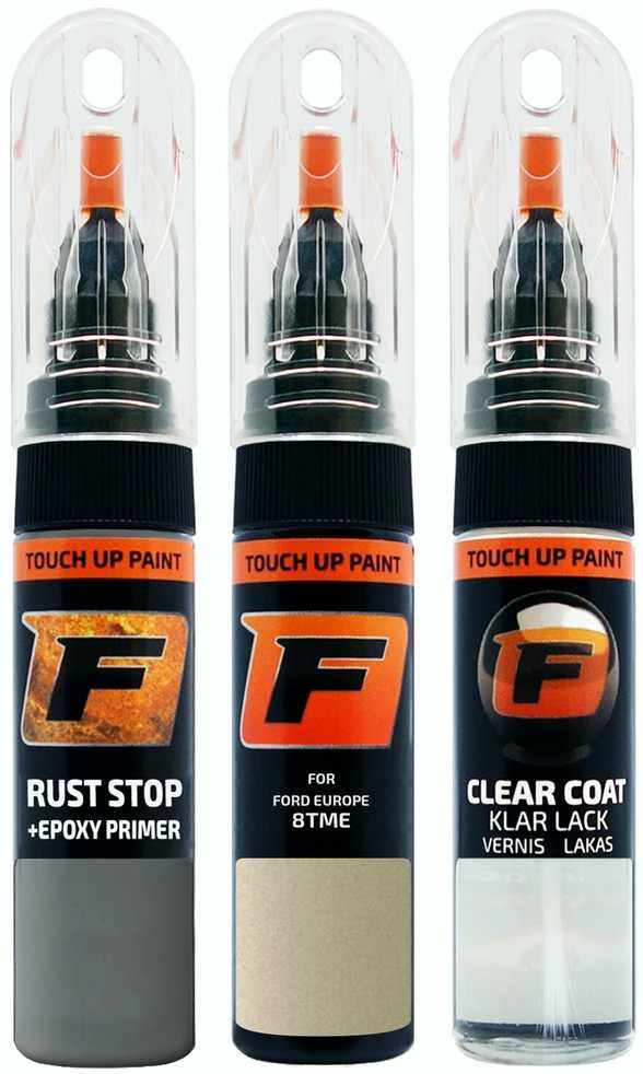 Firanto FORD EUROPE 8TME - MEDITATE Rinkinys: Dažų korektorius įbrėžimų taisymui + Rūdžių modifikatorius + Lakas 15 ml
