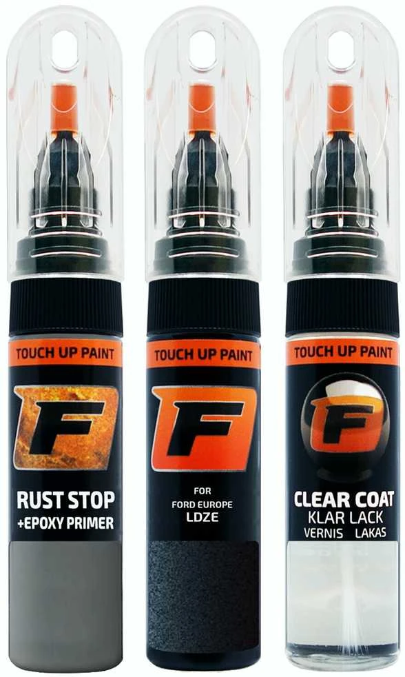 Firanto FORD EUROPE LDZE - DEEP WEDGEWOOD Mėlynas Rinkinys: Dažų korektorius įbrėžimų taisymui + Rūdžių modifikatorius + Lakas 15 ml