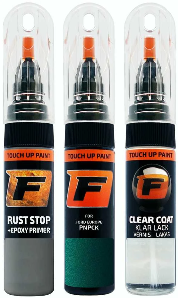 Firanto FORD EUROPE PNPCK - JEWEL Žalias Rinkinys: Dažų korektorius įbrėžimų taisymui + Rūdžių modifikatorius + Lakas 15 ml