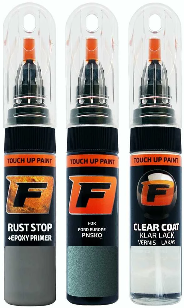 Firanto FORD EUROPE PNSKQ - NEPTUNE Žalias Rinkinys: Dažų korektorius įbrėžimų taisymui + Rūdžių modifikatorius + Lakas 15 ml