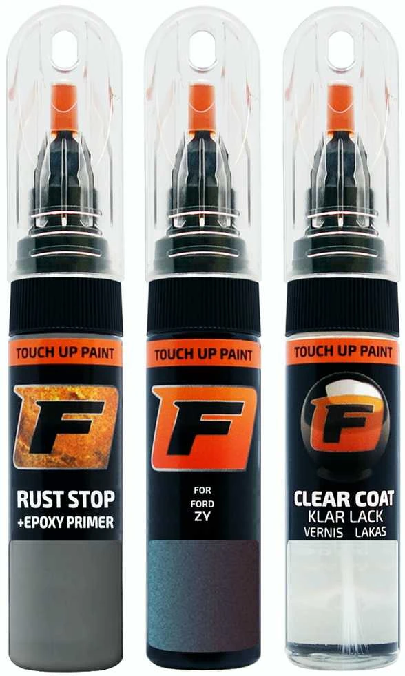 Firanto FORD ZY - (CHAMELION) VENETIAN Mėlynas Rinkinys: Dažų korektorius įbrėžimų taisymui + Rūdžių modifikatorius + Lakas 15 ml