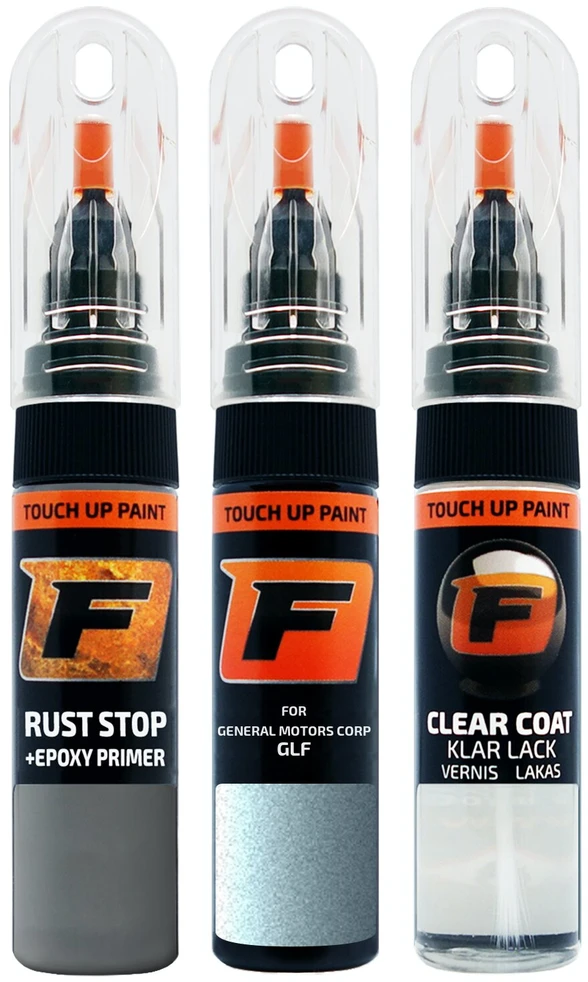 Firanto GENERAL MOTORS CORP GLF - SPACE Mėlynas Rinkinys: Dažų korektorius įbrėžimų taisymui + Rūdžių modifikatorius + Lakas 15 ml