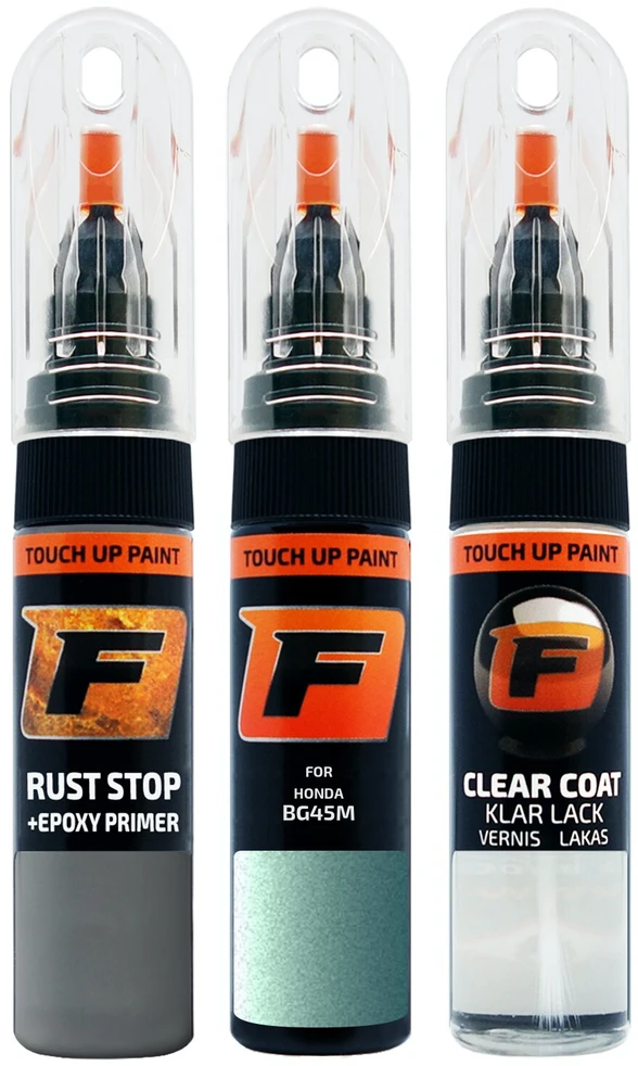 Firanto HONDA BG45M - AQUA MINT OPAL Rinkinys: Dažų korektorius įbrėžimų taisymui + Rūdžių modifikatorius + Lakas 15 ml
