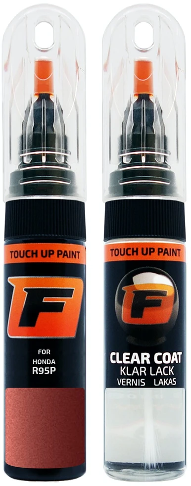 Firanto HONDA R95P - ISLAND CORAL Dažų korektorius įbrėžimų taisymui + Lakas 15 ml