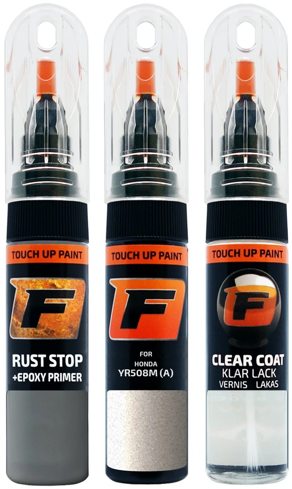 Firanto HONDA YR508M (A) - HEATHER MIST Rinkinys: Dažų korektorius įbrėžimų taisymui + Rūdžių modifikatorius + Lakas 15 ml