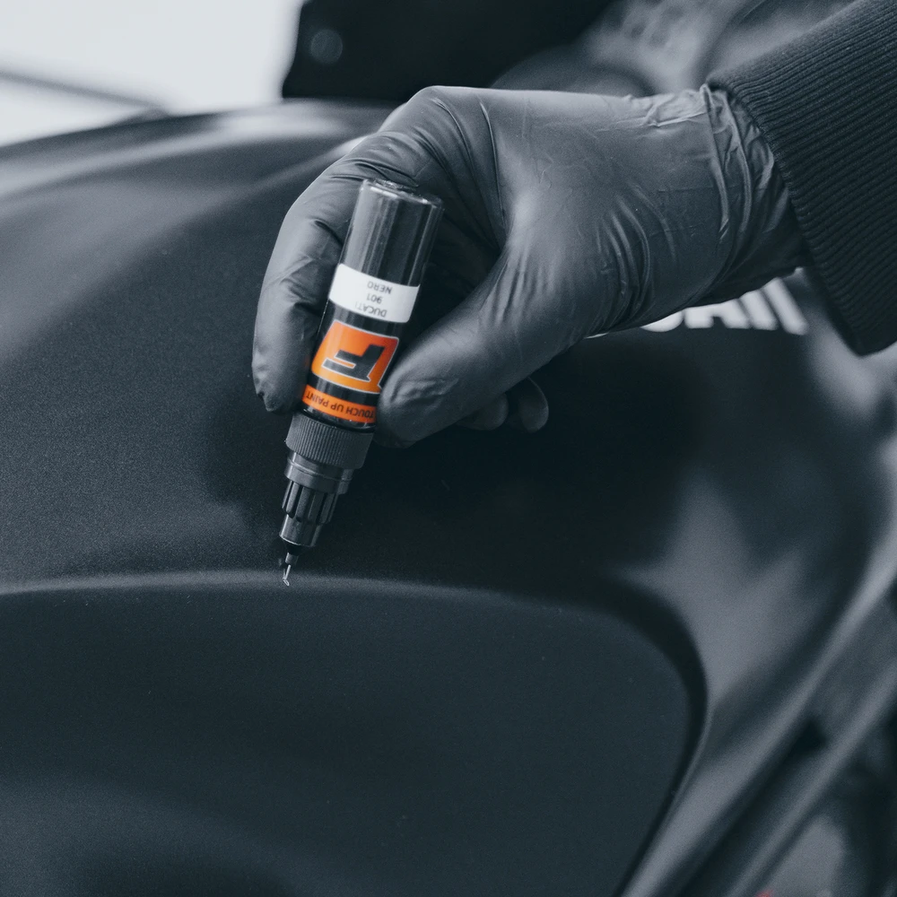 Firanto KIA BU3 - DARK OCEAN Mėlynas Dažų korektorius įbrėžimų taisymui + Lakas 15 ml 2020)