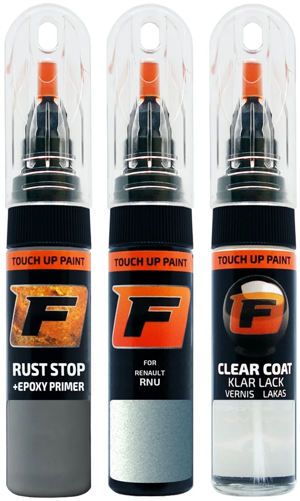 Firanto RENAULT RNU - BLEU ENERGY Rinkinys: Dažų korektorius įbrėžimų taisymui + Rūdžių modifikatorius + Lakas 15 ml