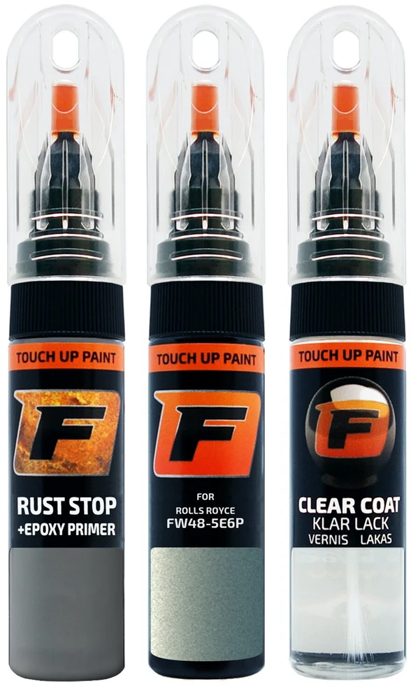 Firanto ROLLS ROYCE FW48-5E6P - DUCK EGG Mėlynas Rinkinys: Dažų korektorius įbrėžimų taisymui + Rūdžių modifikatorius + Lakas 15 ml