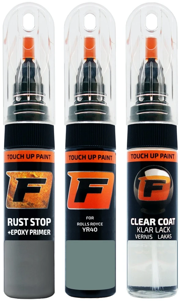 Firanto ROLLS ROYCE YR40 - DUCK EGG Mėlynas Rinkinys: Dažų korektorius įbrėžimų taisymui + Rūdžių modifikatorius + Lakas 15 ml