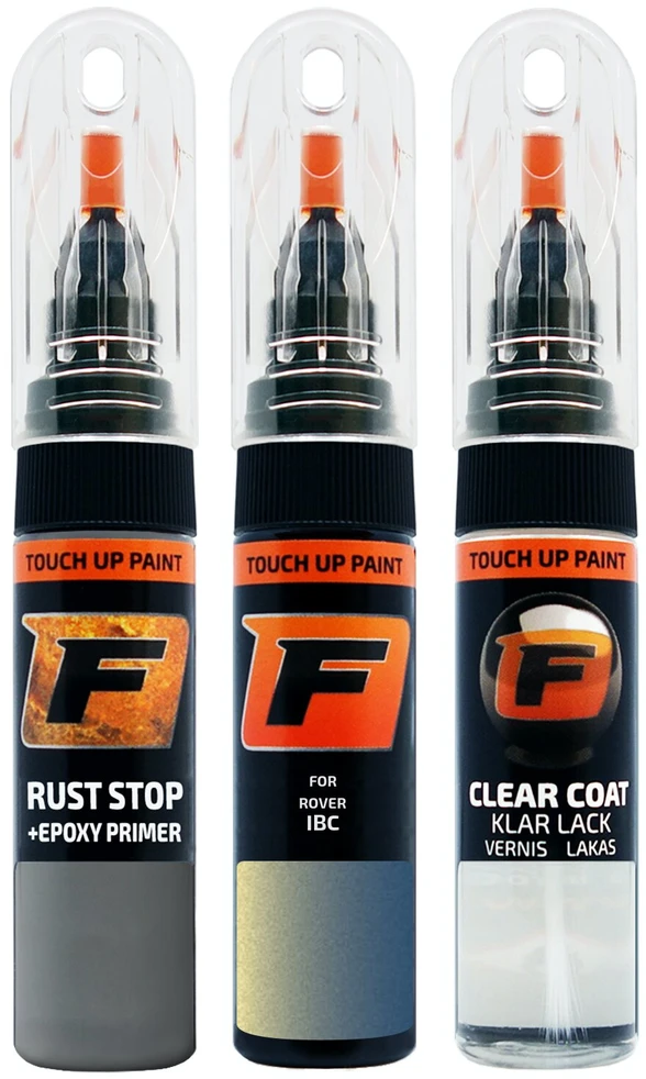 Firanto ROVER IBC - MONOGRAM ATMOSPHERE Rinkinys: Dažų korektorius įbrėžimų taisymui + Rūdžių modifikatorius + Lakas 15 ml
