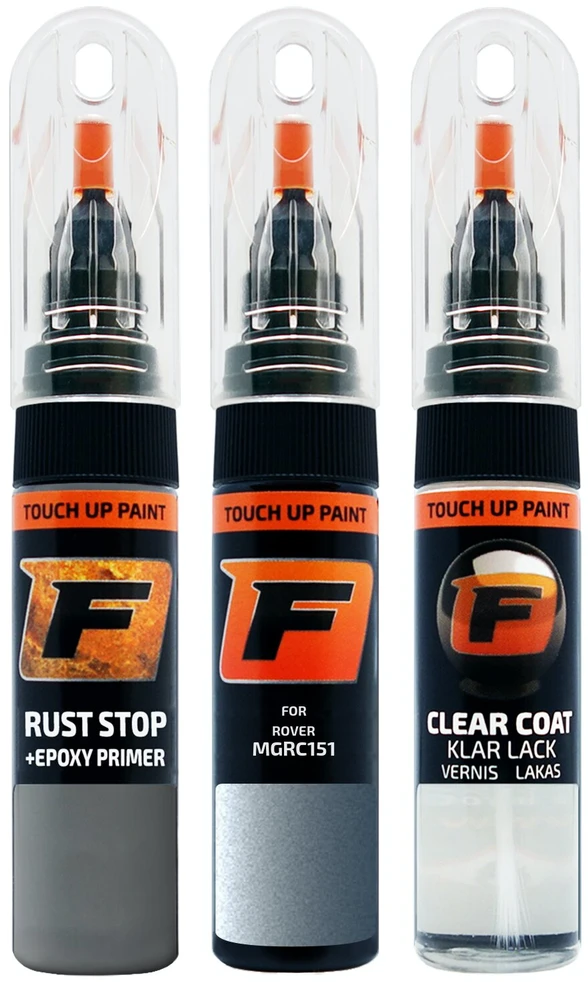 Firanto ROVER MGRC151 - OSMIUM Rinkinys: Dažų korektorius įbrėžimų taisymui + Rūdžių modifikatorius + Lakas 15 ml