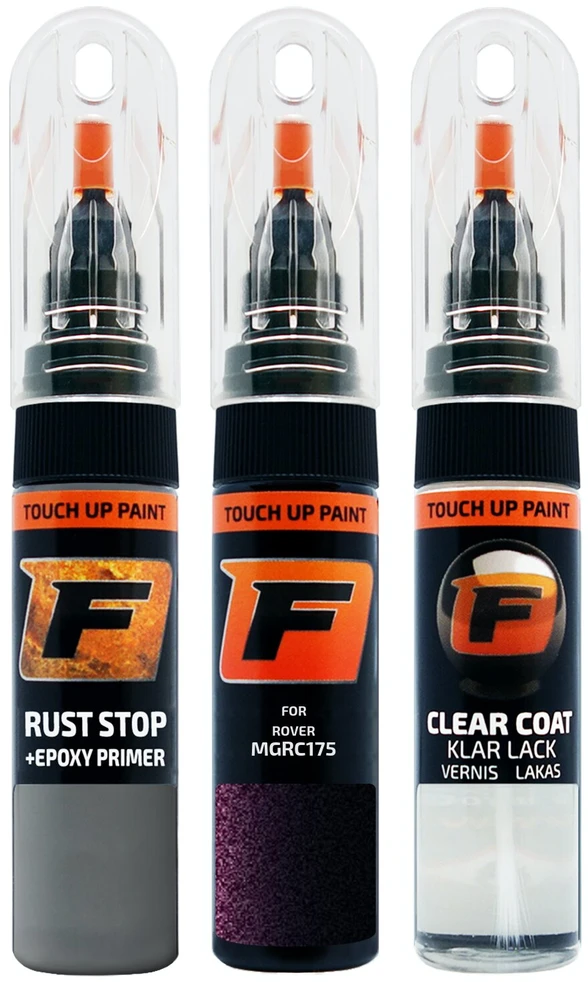 Firanto ROVER MGRC175 - MONOGRAM FANTASY Rinkinys: Dažų korektorius įbrėžimų taisymui + Rūdžių modifikatorius + Lakas 15 ml