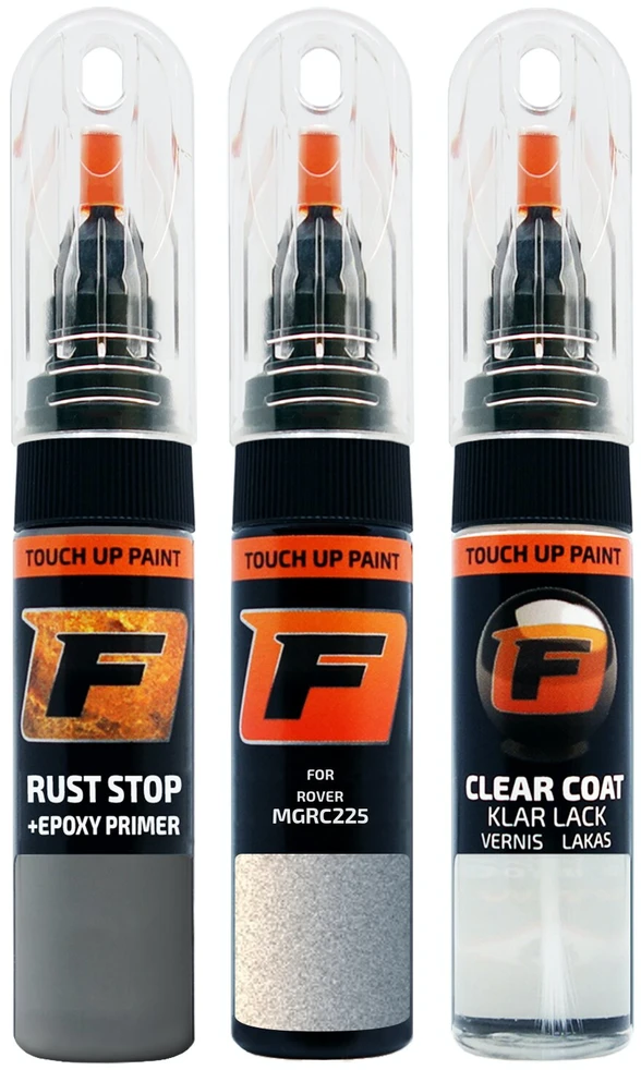 Firanto ROVER MGRC225 - MONOGRAM MOONSHINE Rinkinys: Dažų korektorius įbrėžimų taisymui + Rūdžių modifikatorius + Lakas 15 ml