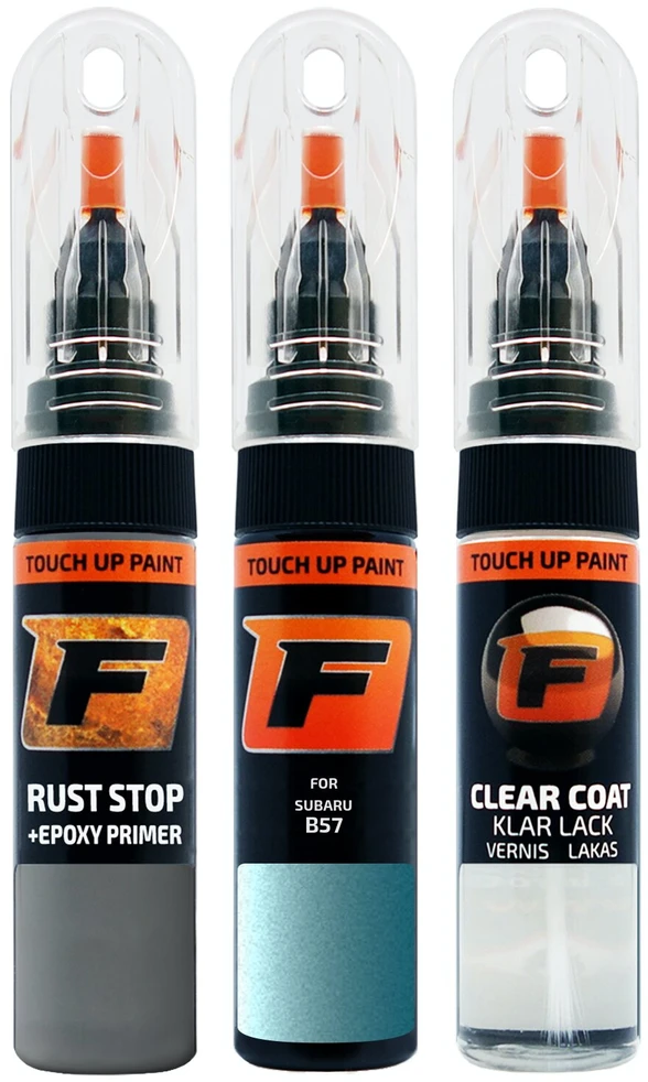 Firanto SUBARU B57 - LIGHT Mėlynas OPAL Rinkinys: Dažų korektorius įbrėžimų taisymui + Rūdžių modifikatorius + Lakas 15 ml