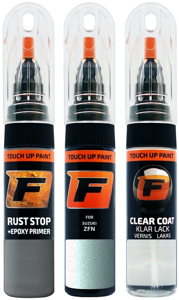 Firanto SUZUKI ZFN - OCEAN LIGHT Mėlynas 2 Rinkinys: Dažų korektorius įbrėžimų taisymui + Rūdžių modifikatorius + Lakas 15 ml