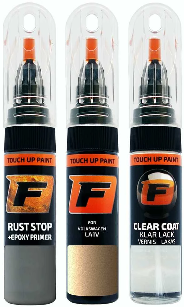 Firanto VOLKSWAGEN LA1V - SAND Rinkinys: Dažų korektorius įbrėžimų taisymui + Rūdžių modifikatorius + Lakas 15 ml