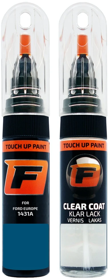 Firanto FORD EUROPE 1431A - FJORD Mėlynas Dažų korektorius įbrėžimų taisymui + Lakas 15 ml