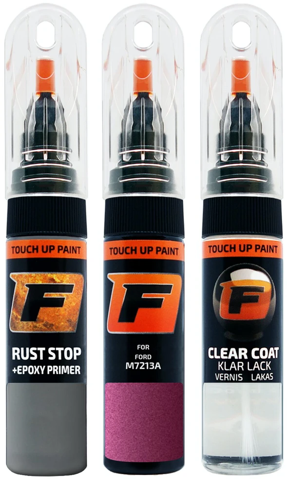 Firanto FORD M7213A - PERFORMANCE Rožinis Rinkinys: Dažų korektorius įbrėžimų taisymui + Rūdžių modifikatorius + Lakas 15 ml