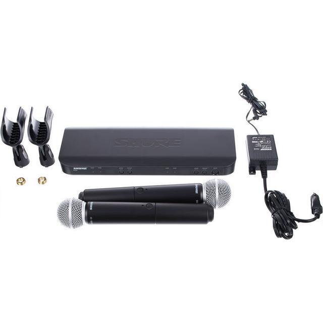 2 bevielių mikrofonų komplektas Shure BLX288/SM58