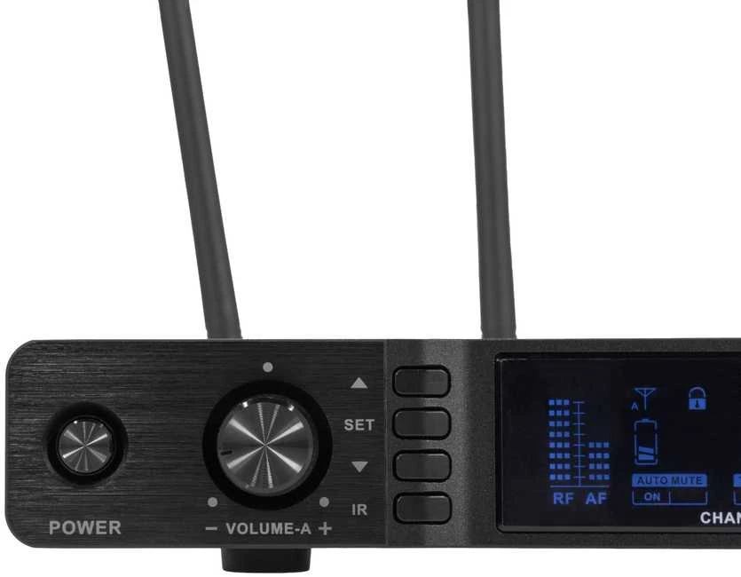 2 bevielių mikrofonų sistema Mac Mah UHF 2000M