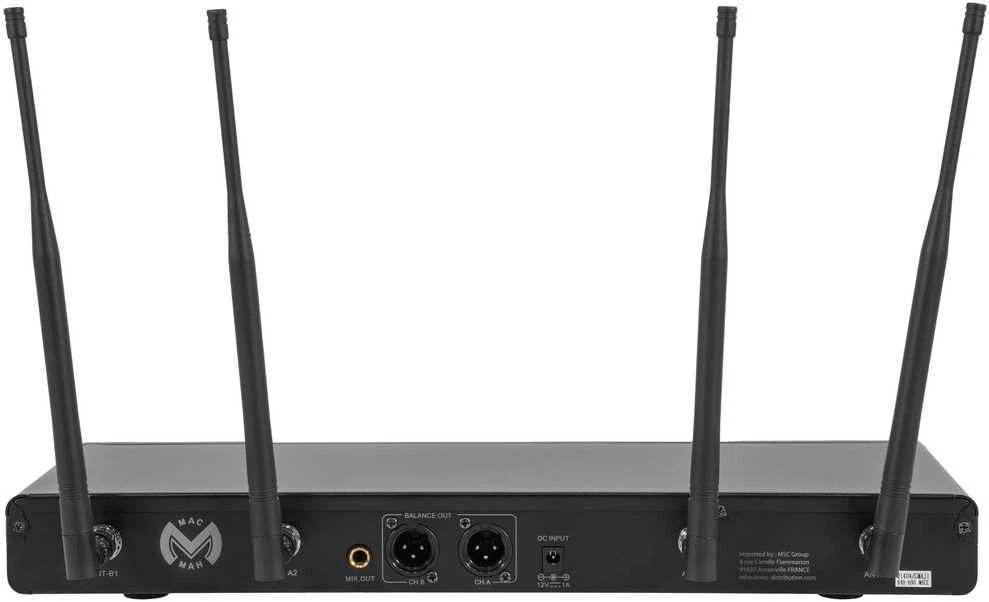 2 bevielių mikrofonų sistema Mac Mah UHF 2000M