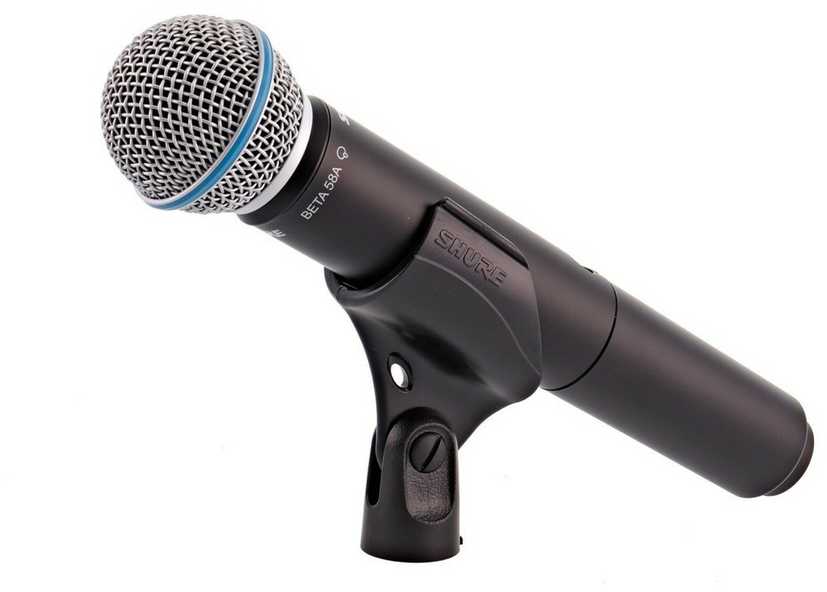 2 bevielių mikrofonų sistema Shure BLX288E/B58-K3E