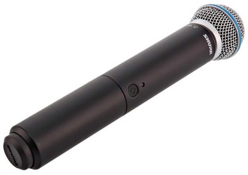 2 bevielių mikrofonų sistema Shure BLX288E/B58-K3E