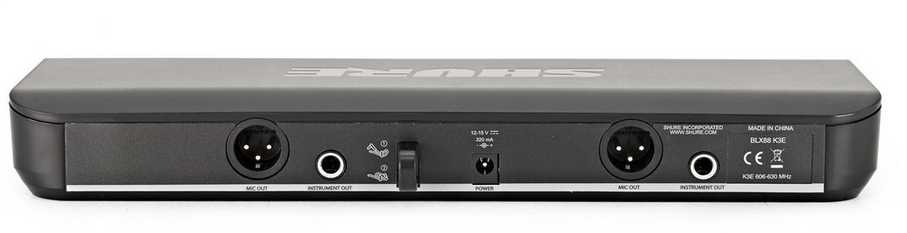 2 bevielių mikrofonų sistema Shure BLX288E/B58-K3E