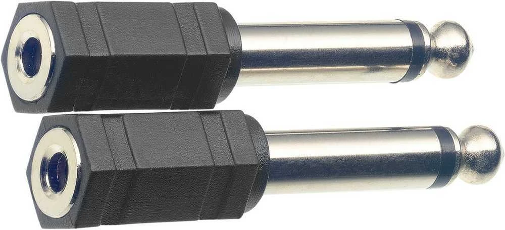 Adapteris Stagg 3.5 TS/f - 6.35mm TS/m 2vnt