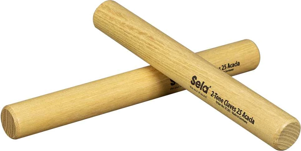 Akacijos medžio toninės lazdelės Sela Acacia Claves SE 285, 25mm diametro