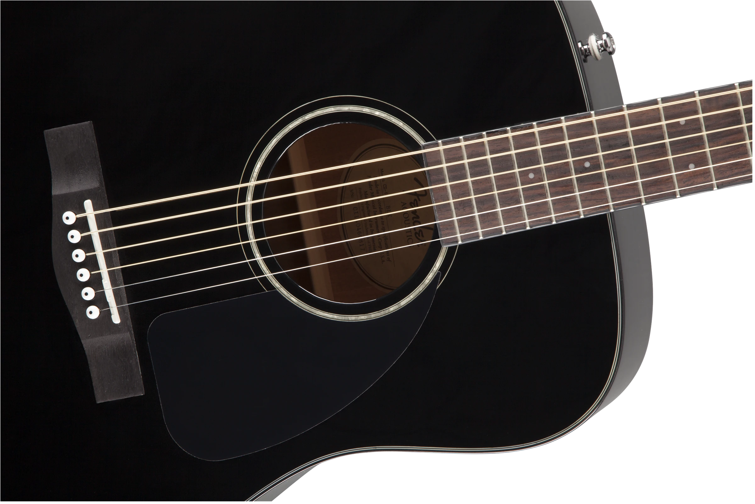 Akustinė gitara Fender CD-60 Dread V3 DS, Blk WN