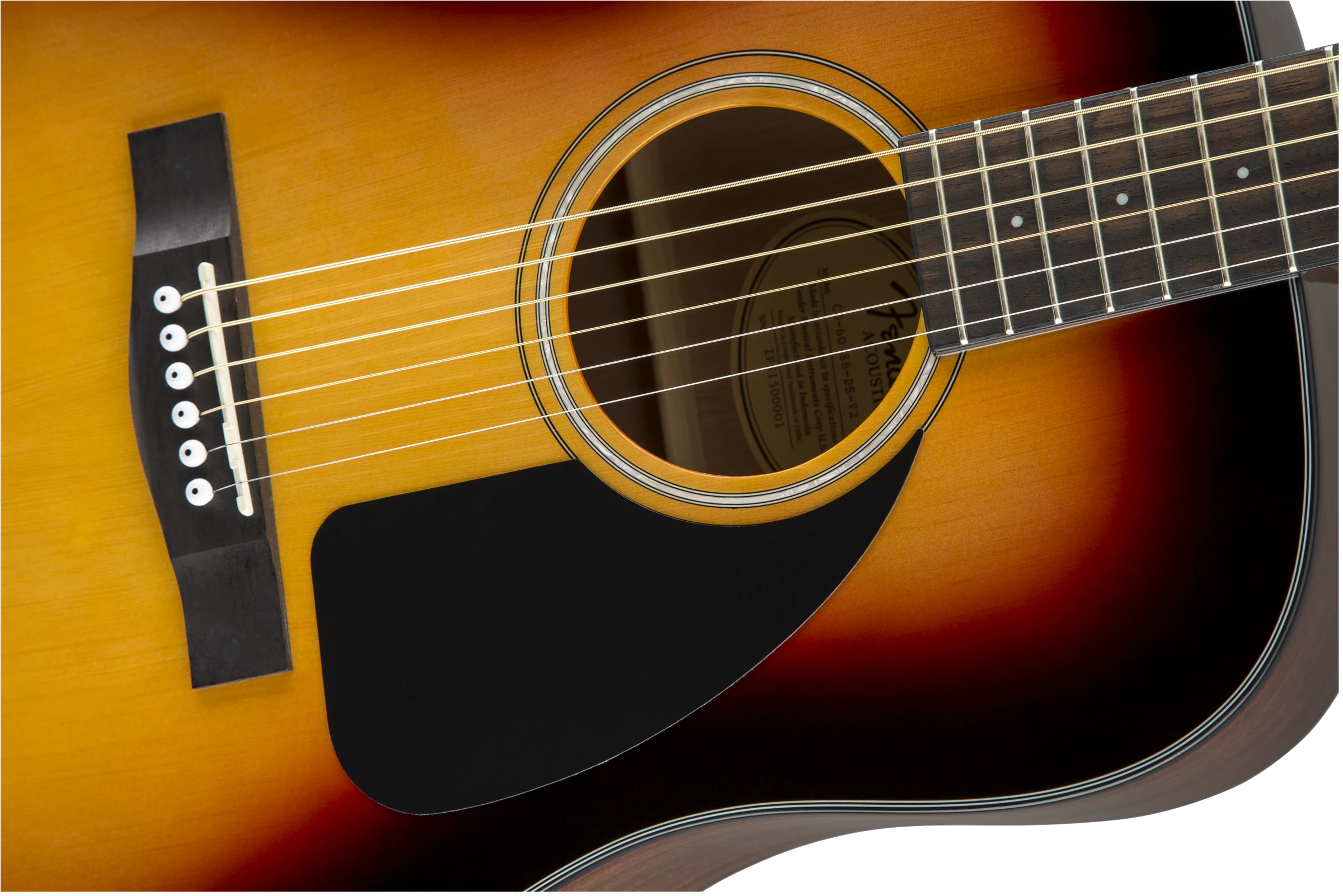 Akustinė gitara Fender CD-60 Dread V3 DS, SB WN