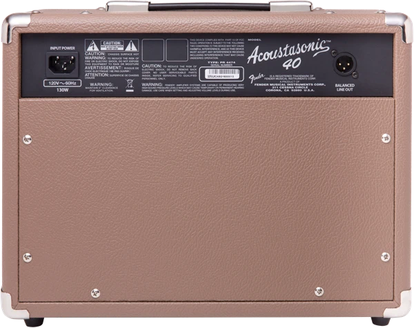 Akustinės gitaros stiprintuvas Fender Acoustasonic 40W