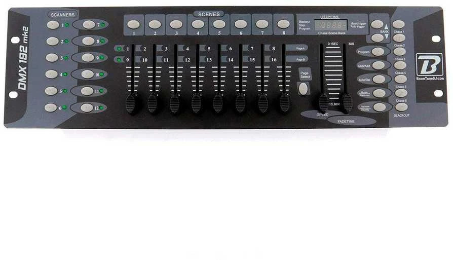 Apšvietimo pultas BoomTone DJ DMX192MK2