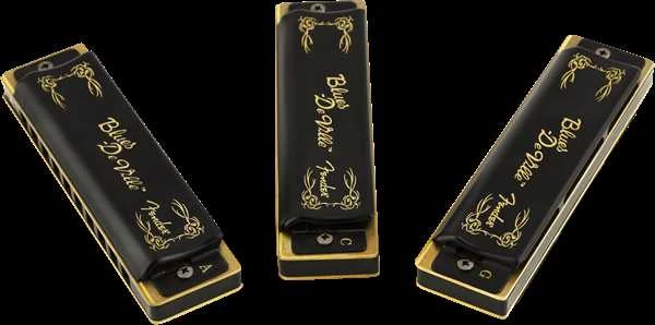 Armonikėlių komplektas Fender BLUES DEVILLE 3 su dėklu