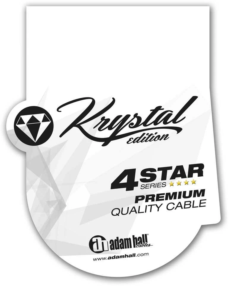 Audio kabelis Adam hall 4 STAR MMF 0500 Krystal 5m