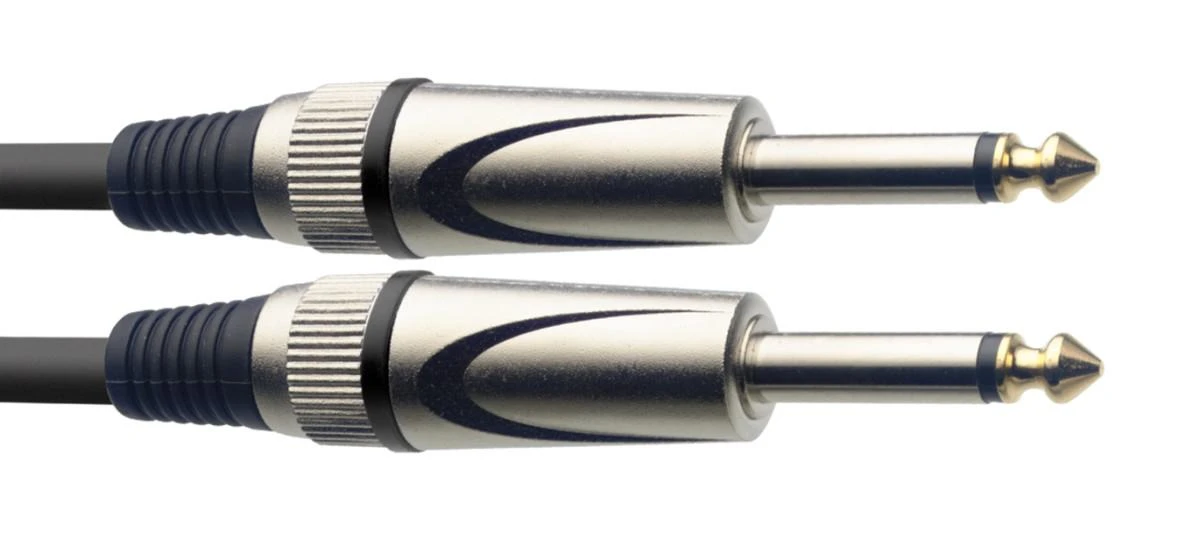 Garso kabelis Stagg 6.35mm Jack TS - 6.35mm Jack TS 6m