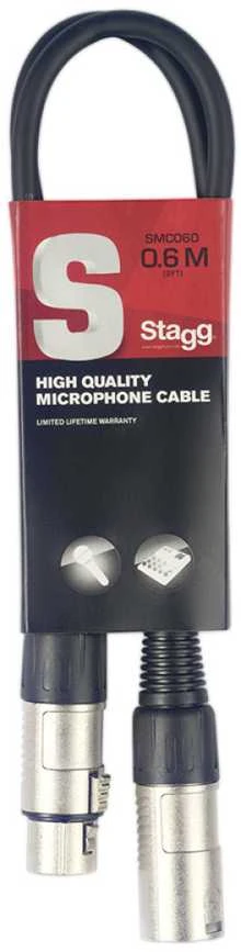 Audio kabelis Stagg SMC060, 0.6m