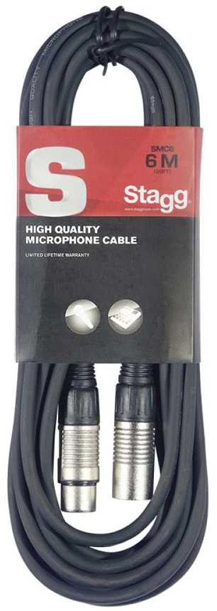 Audio kabelis Stagg SMC6, 6m