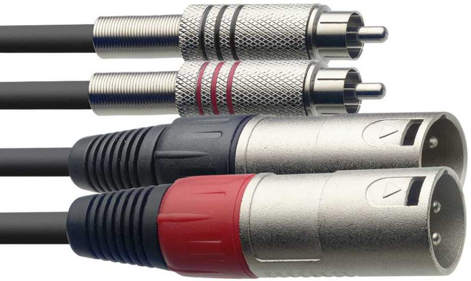 Audio kabelis Stagg STC1,5CMXM, 1,5m