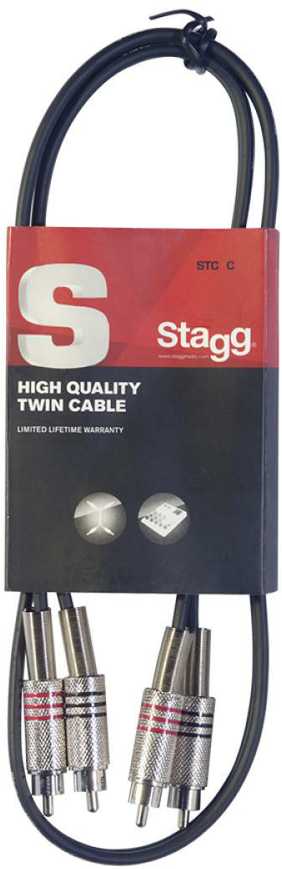 Audio kabelis Stagg STC2C, 2m