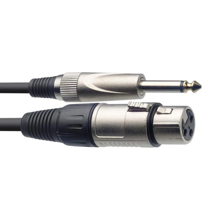 Audio kabelis XLR/jack (f/m) Stagg SMC1XP, 1 m