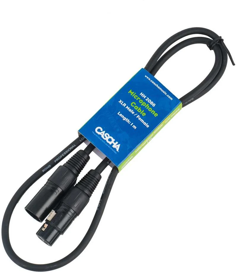 Audio kabelis XLR-XLR, f/m, 1m, Cascha HH 2086