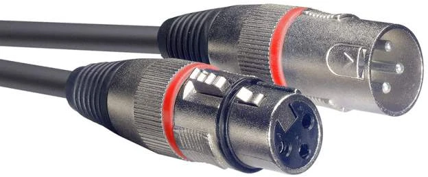 Audio kabelis XLR/XLR (m/f) Stagg SMC1 RD, 1 m
