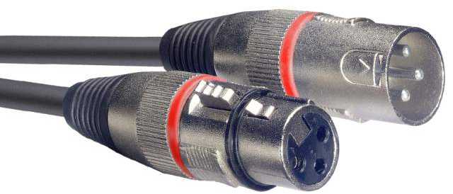Audio kabelis XLR/XLR (m/f) Stagg SMC10 RD, 10 m