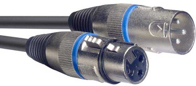 Audio kabelis XLR/XLR (m/f) Stagg SMC10 BL, 10 m