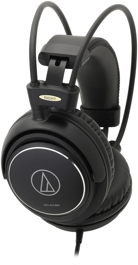Audio-Technica ATH-AVC500 laidinės ausinės, 3,5 mm, Juodos spalvos