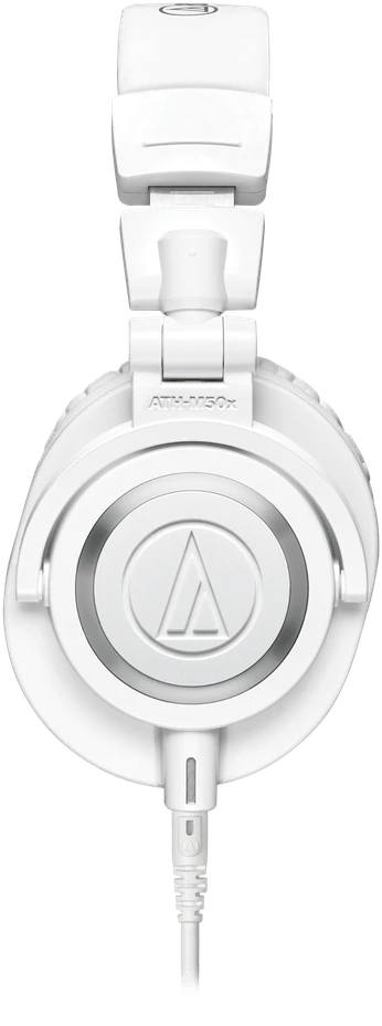 Audio-Technica ATH-M50X profesionalios monitorinės ausinės, Baltos spalvos
