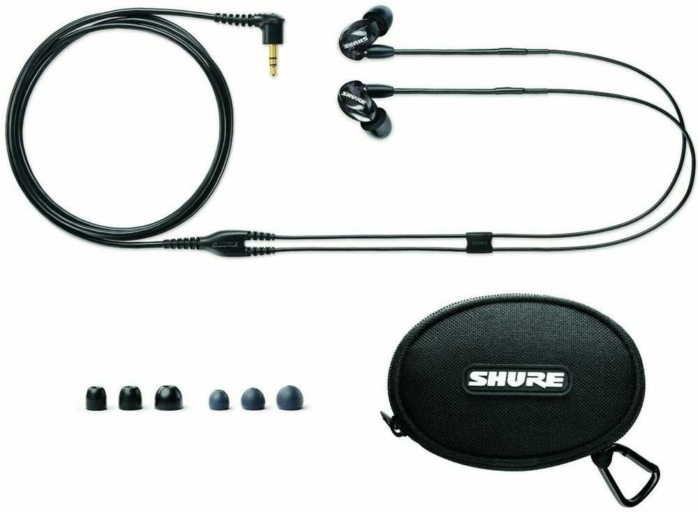 Shure SE215-K-EFS ausinės, juodos spalvos